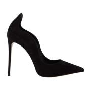 Elegante Ivy Suède Pumps Le Silla , Black , Dames