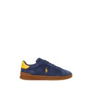 Suede Heritage Court 2 Sneakers Polo Ralph Lauren , Blue , Heren