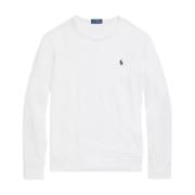 Katoenen witte sweatshirt met logo Ralph Lauren , White , Heren