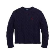 Navy wollen trui Ralph Lauren , Blue , Dames