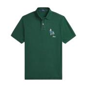 Groene Polo Shirt Classic Fit Ralph Lauren , Green , Heren