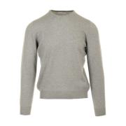 Grijze Sweater Paricollo Gran Sasso , Gray , Heren