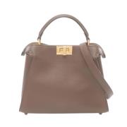 Pre-owned Leather fendi-bags Fendi Vintage , Brown , Dames