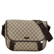 Pre-owned Canvas crossbody-bags Gucci Vintage , Beige , Dames