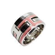 Pre-owned Silver rings Hermès Vintage , Pink , Dames