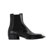 Leather boots Alexander McQueen , Black , Dames