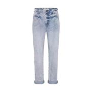 High Waist Streetwalkers Jeans One Teaspoon , Blue , Dames