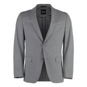 Elegant Tweedelig Pak Hugo Boss , Gray , Heren