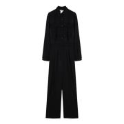 Dames Jumpsuit Jurk Max Mara , Black , Dames