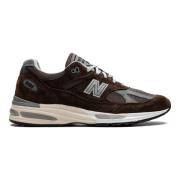 UK 991v2 Sneakers New Balance , Brown , Dames