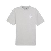 Grafische Tee Shirt Collectie Puma , Gray , Heren