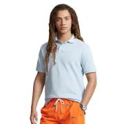 Katoenen poloshirt met logo Ralph Lauren , Blue , Heren