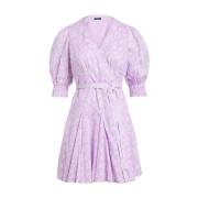 Paarse bloemenjurk Ralph Lauren , Purple , Dames