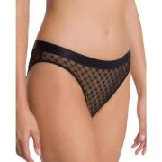 Bruine Sheer Logo Monogram Slip Wolford , Brown , Dames