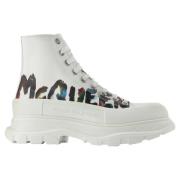 Canvas sneakers Alexander McQueen , White , Heren