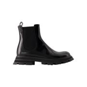 Leather boots Alexander McQueen , Black , Dames