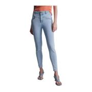 Hoge taille Skinny Preachers Jeans One Teaspoon , Blue , Dames