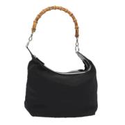 Pre-owned Nylon handbags Gucci Vintage , Black , Dames