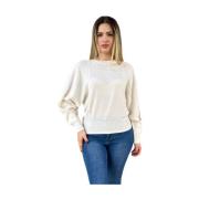 Round-neck Knitwear Emma&Gaia , White , Dames