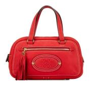 Pre-owned Leather handbags Loewe Pre-owned , Red , Dames