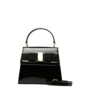 Pre-owned Leather handbags Salvatore Ferragamo Pre-owned , Black , Dam...