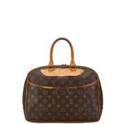 Pre-owned Canvas handbags Louis Vuitton Vintage , Brown , Dames