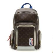 Pre-owned Canvas backpacks Louis Vuitton Vintage , White , Heren