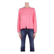 Fuchsia Sweater met Cut-Out Details Liu Jo , Pink , Dames