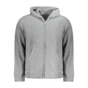 Sportieve hoodie met centrale zakken en rits Calvin Klein , Gray , Her...