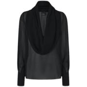 Elegante Blouse voor Vrouwen Pinko , Black , Dames