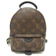 Pre-owned Canvas backpacks Louis Vuitton Vintage , Brown , Dames