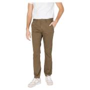 Groene Chino Broek Lente/Zomer Tommy Jeans , Green , Heren