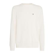 Essential Slim Sweater Tommy Jeans , White , Heren