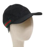 Pre-owned Canvas hats Gucci Vintage , Black , Dames