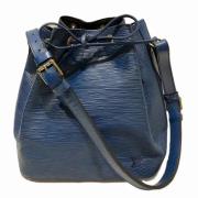 Pre-owned Leather shoulder-bags Louis Vuitton Vintage , Blue , Dames