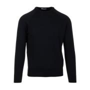 Blauwe Sweater Girocollo Stijl People of Shibuya , Blue , Heren