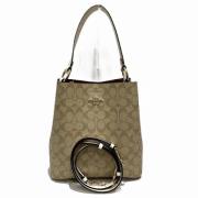 Pre-owned Canvas handbags Coach Pre-owned , Beige , Dames