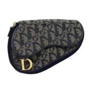 Pre-owned Canvas pouches Dior Vintage , Beige , Dames