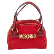 Pre-owned Leather handbags Moschino Pre-Owned , Red , Dames