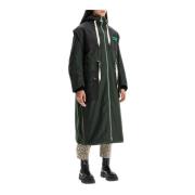 Geruite Gewaxte Katoenen Parka Jas Barbour , Green , Dames