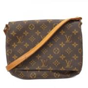 Pre-owned Fabric shoulder-bags Louis Vuitton Vintage , Brown , Dames