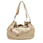 Pre-owned Leather dior-bags Dior Vintage , Beige , Dames