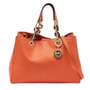 Pre-owned Leather totes Michael Kors Pre-owned , Orange , Dames