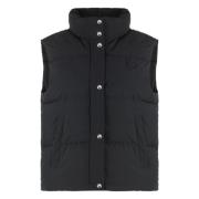 Fox Patch Gewatteerde Bodywarmer Maison Kitsuné , Black , Dames