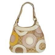 Pre-owned Canvas handbags Coach Pre-owned , Beige , Dames