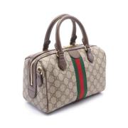 Pre-owned Canvas handbags Gucci Vintage , Beige , Dames