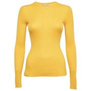 Pre-owned Cashmere tops Michael Kors Pre-owned , Yellow , Dames