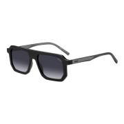 Zwart/Grijs Getinte Zonnebril Hugo Boss , Black , Heren