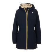 Warm Dubbel Jassen K-Way , Blue , Dames