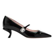 Lage Hak Decollete Pumps Roger Vivier , Black , Dames